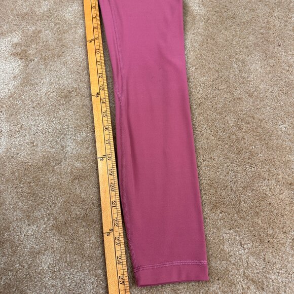 Lululemon Women's High Waisted Leggings Yoga Pants Pink Fuchsia Size 4 Athletic - Picture 8 of 9